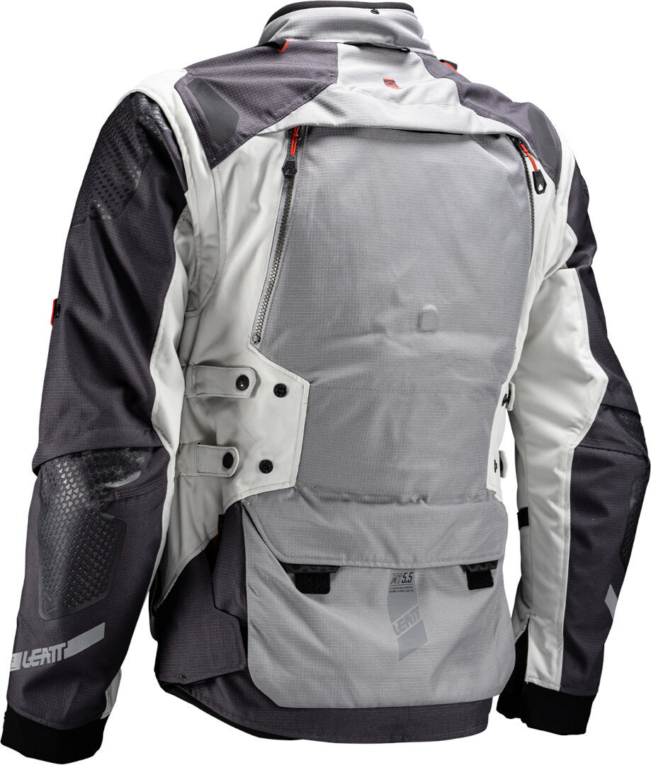 Side view of Leatt ADV Multitour 5.5 waterproof Motorcycle Textile Jacket