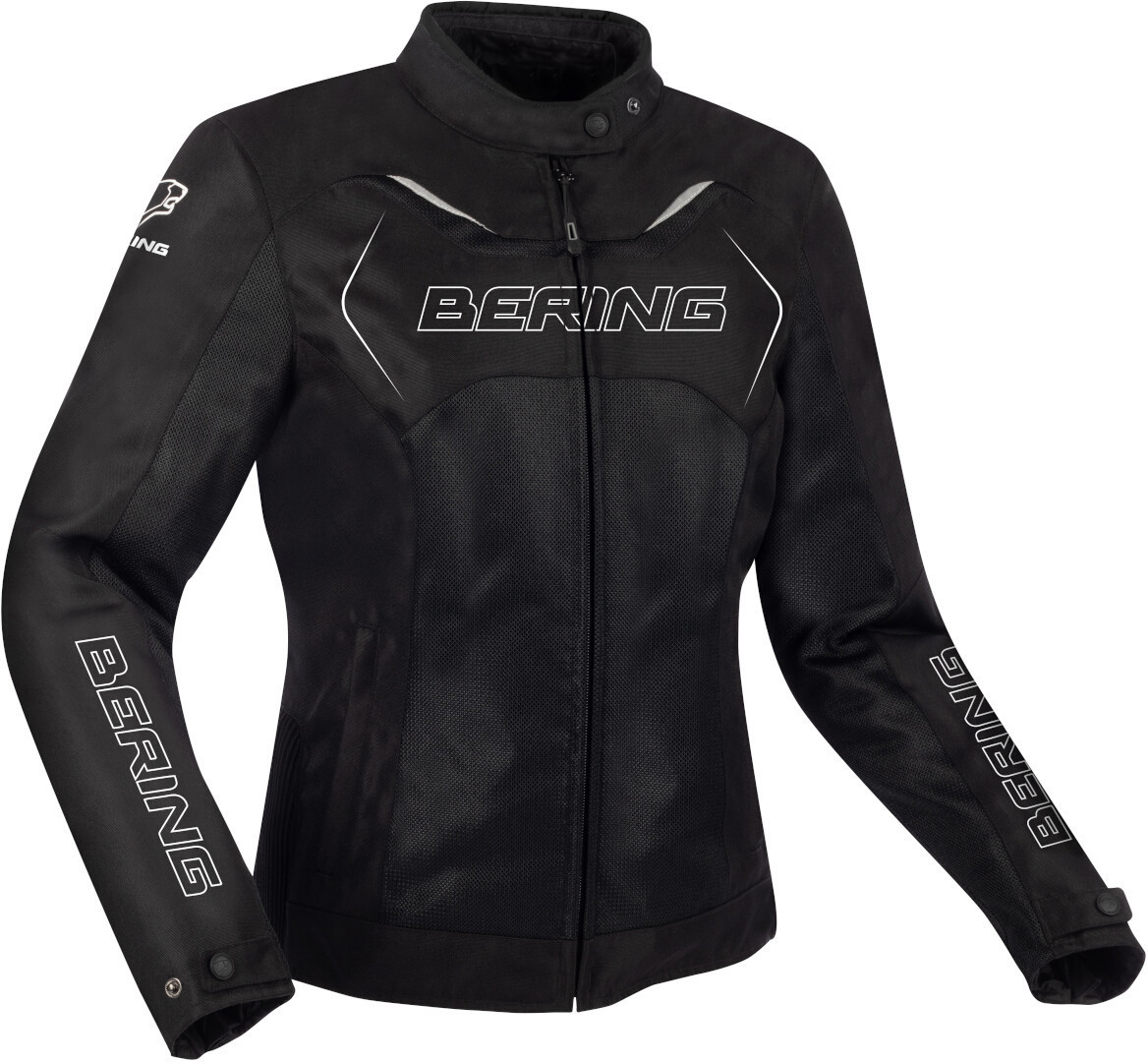 Bering Volga waterproof Ladies Motorcycle Textile Jacket black/white 40 Figure 1