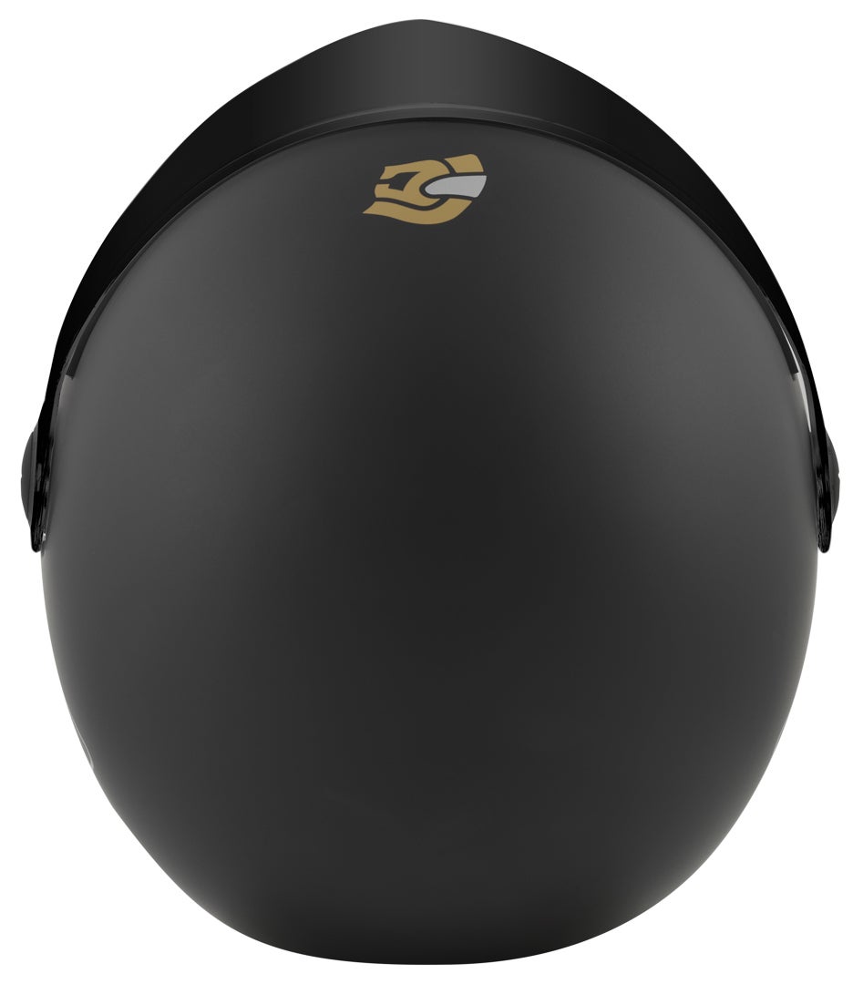 FC-Moto Square-RS Jet hjelm sort mat/guld L Figur 5