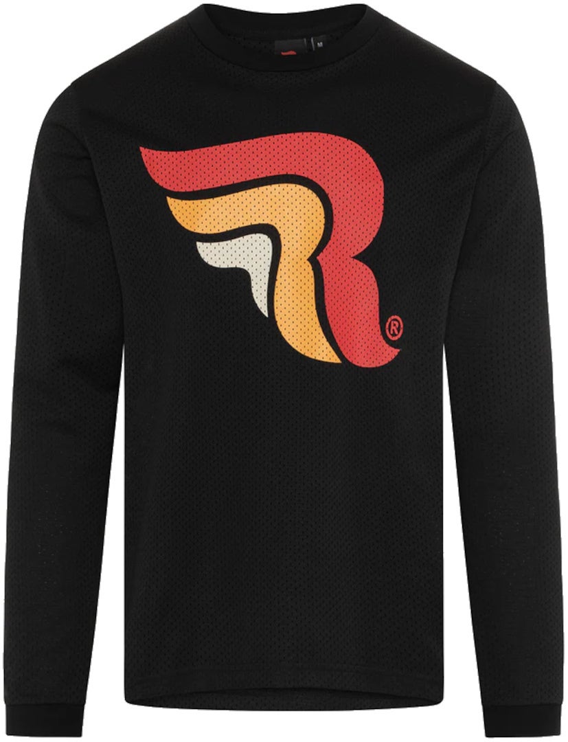 Riding Culture Logo Mesh Motorcross Jersey Zwart L Figuur 1