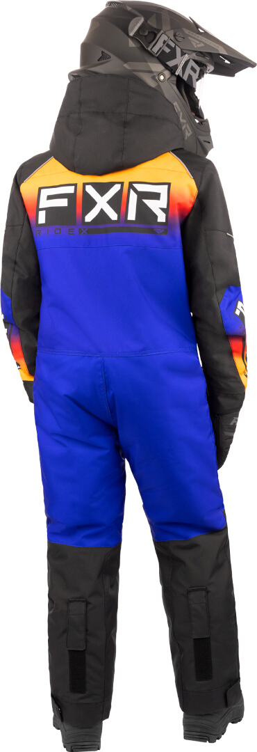 FXR Recruit Costumul de snowmobil Youth One Piece Albastru/Portocaliu 12 Figura 4