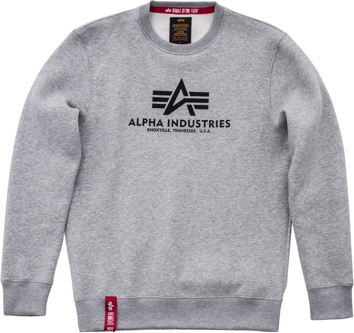 Alpha Industries Basic Camisola cinza 3XL Figura 1