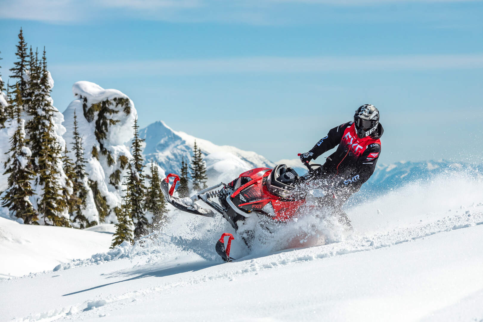 FXR Helium X 2-in-1 2023 Snowmobile Jacket black/red 3XL Figure 3