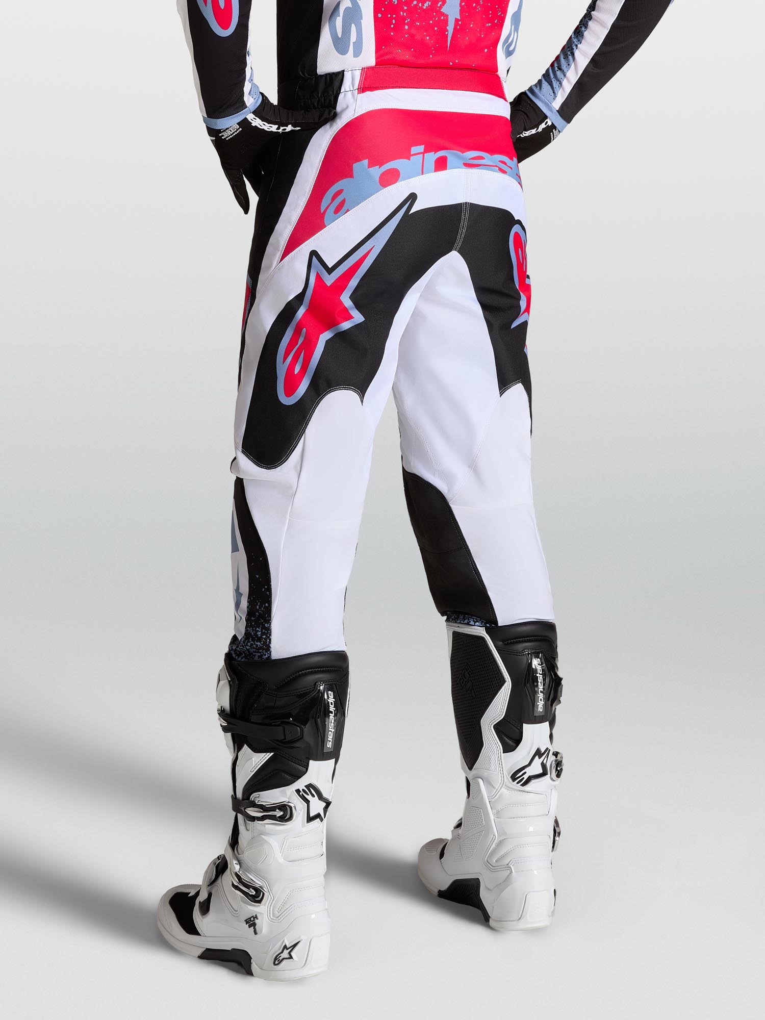 Alpinestars Fluid Drag Motocross Pants black/white/red/blue 34 Figure 9