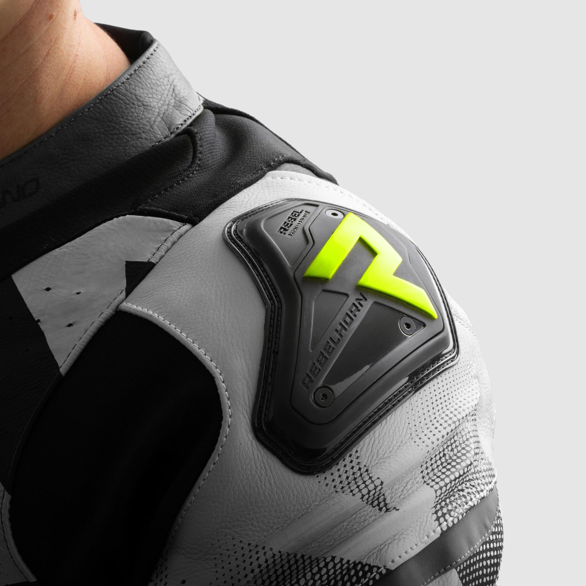 Side view of Rebelhorn Inferno Motorcycle Leather Jacket