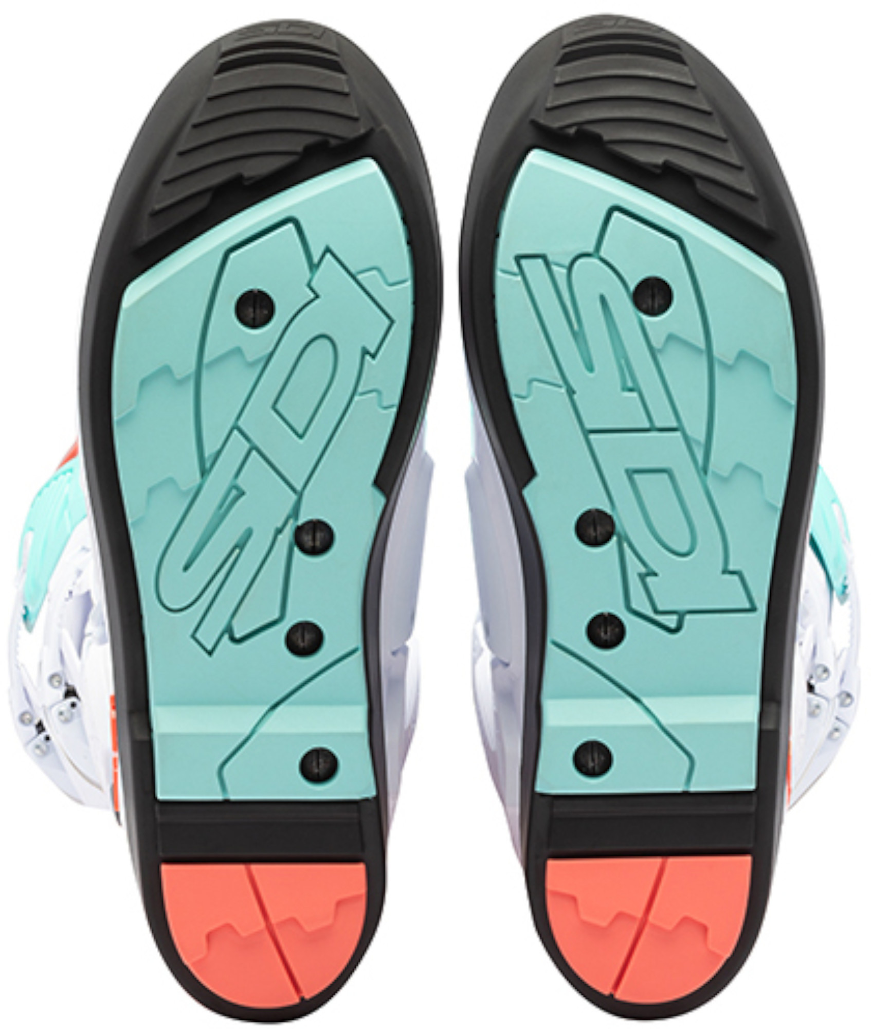 Sidi Crossfire 3 SRS Bottes Motocross Blanc/Menthe néon/Corail néon 44 Figure 6