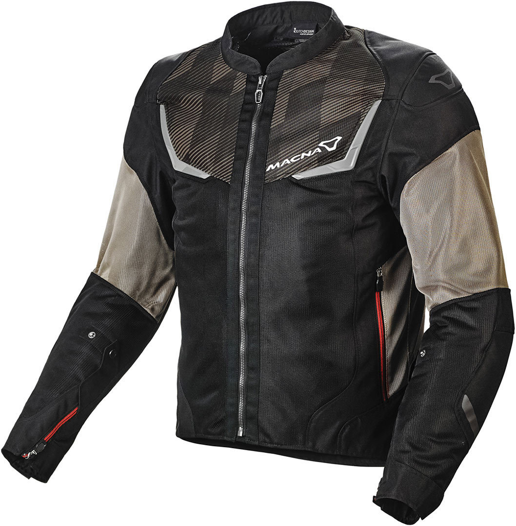 Macna Orcano Motorcycle Textile Jacket black/brown L Figure 1