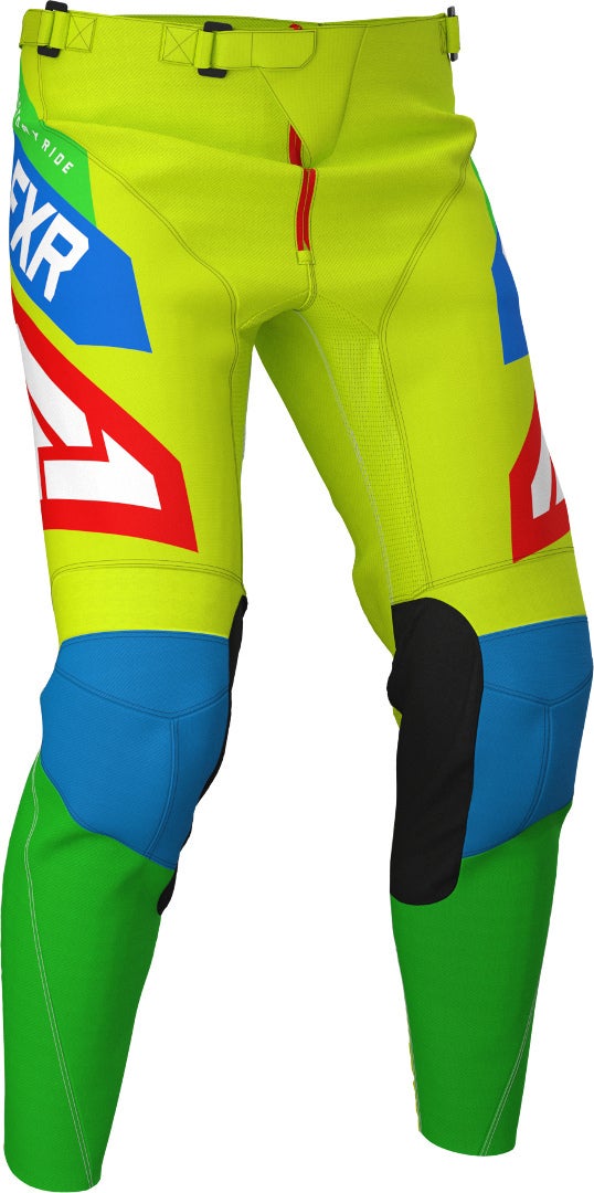 FXR Podium Air Motocross Pants yellow/blue 32 Figure 1