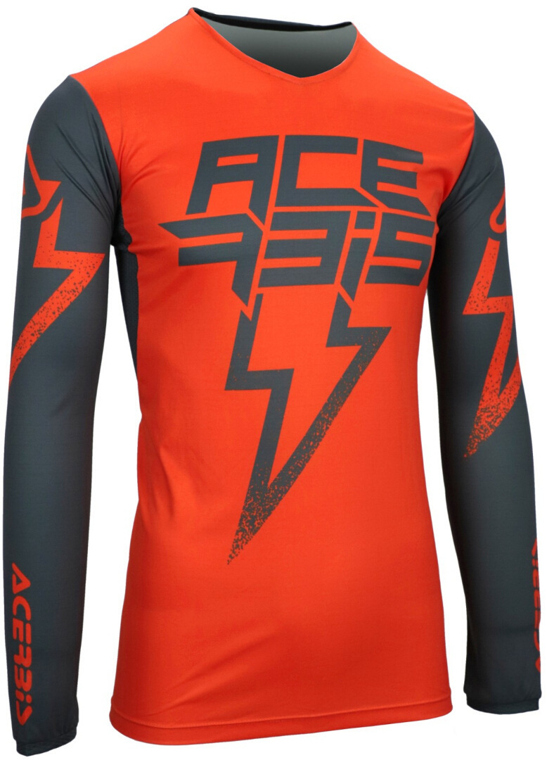Acerbis X-Flex Blizzard Motocross Jersey orange/grau L Abbildung 1