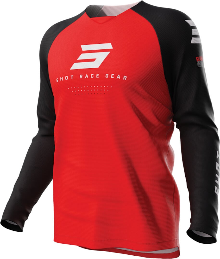 Shot Draw Escape Camisola Kids Motocross vermelho/preto 4/5 Figura 1