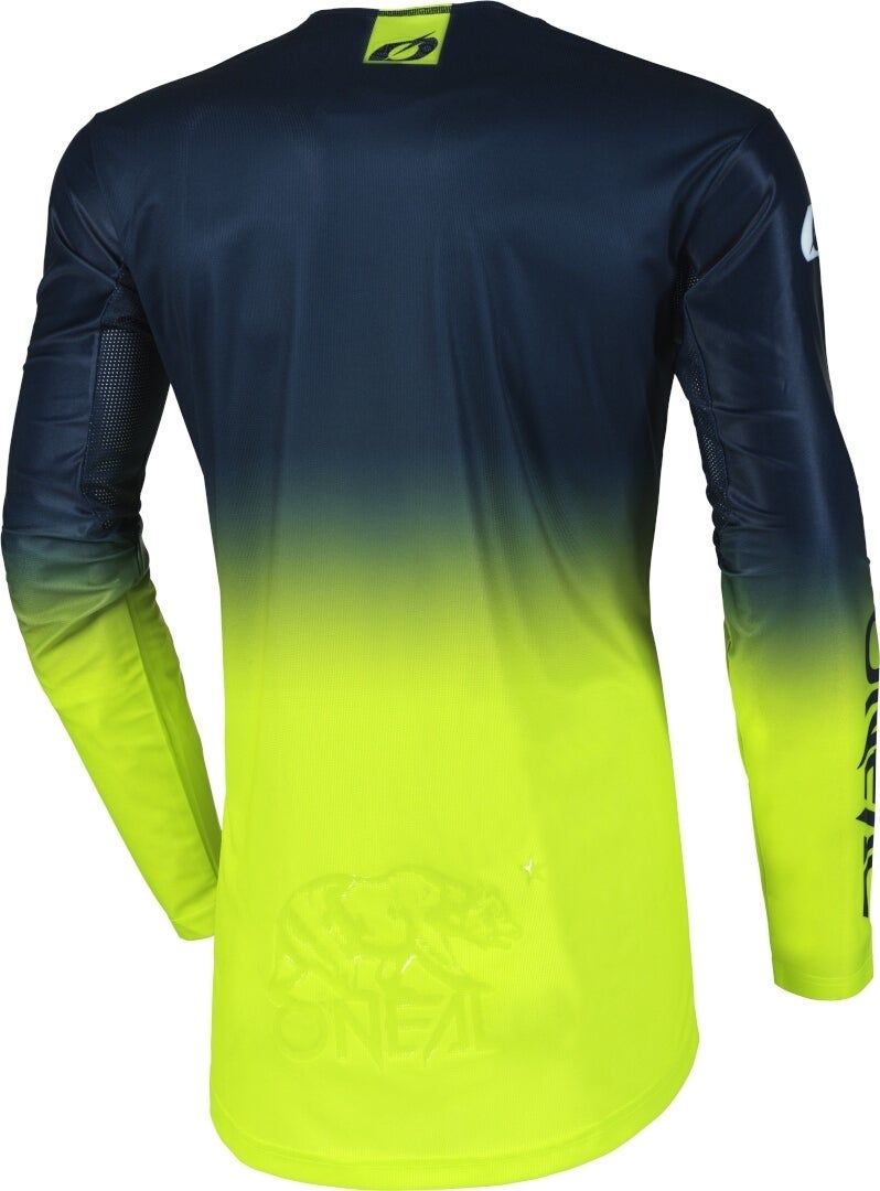 Oneal Mayhem Hexx Motocross trøje blå/neon-gul L Figur 2