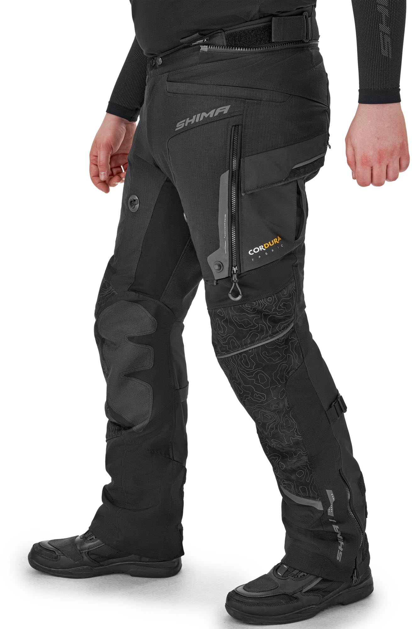SHIMA Tracker Motorcycle Textile Pants black XL Figure 6