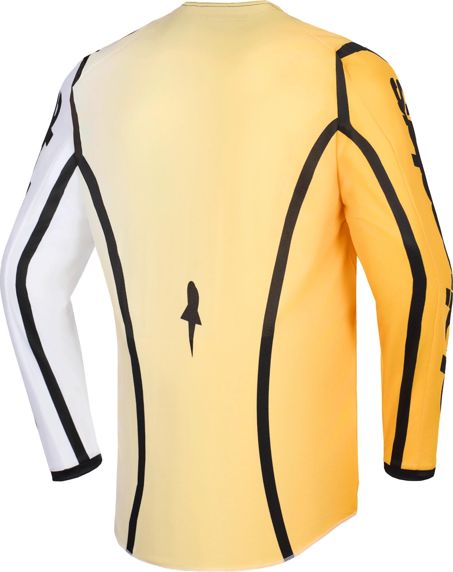 Alpinestars Fluid Apex Motocross trøye gul/svart M Figur 2