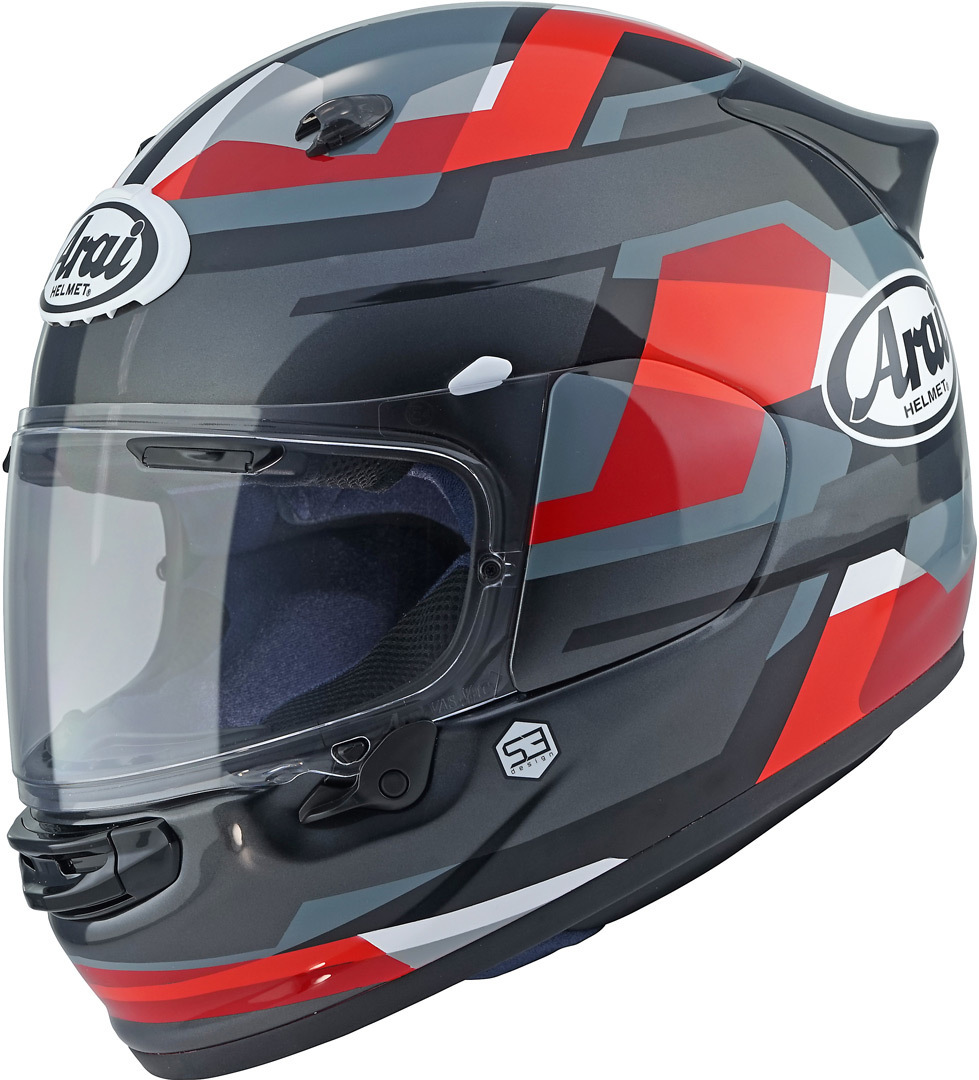 Arai Quantic Abstract Casco rojo/negro S (55/56) Figura 1