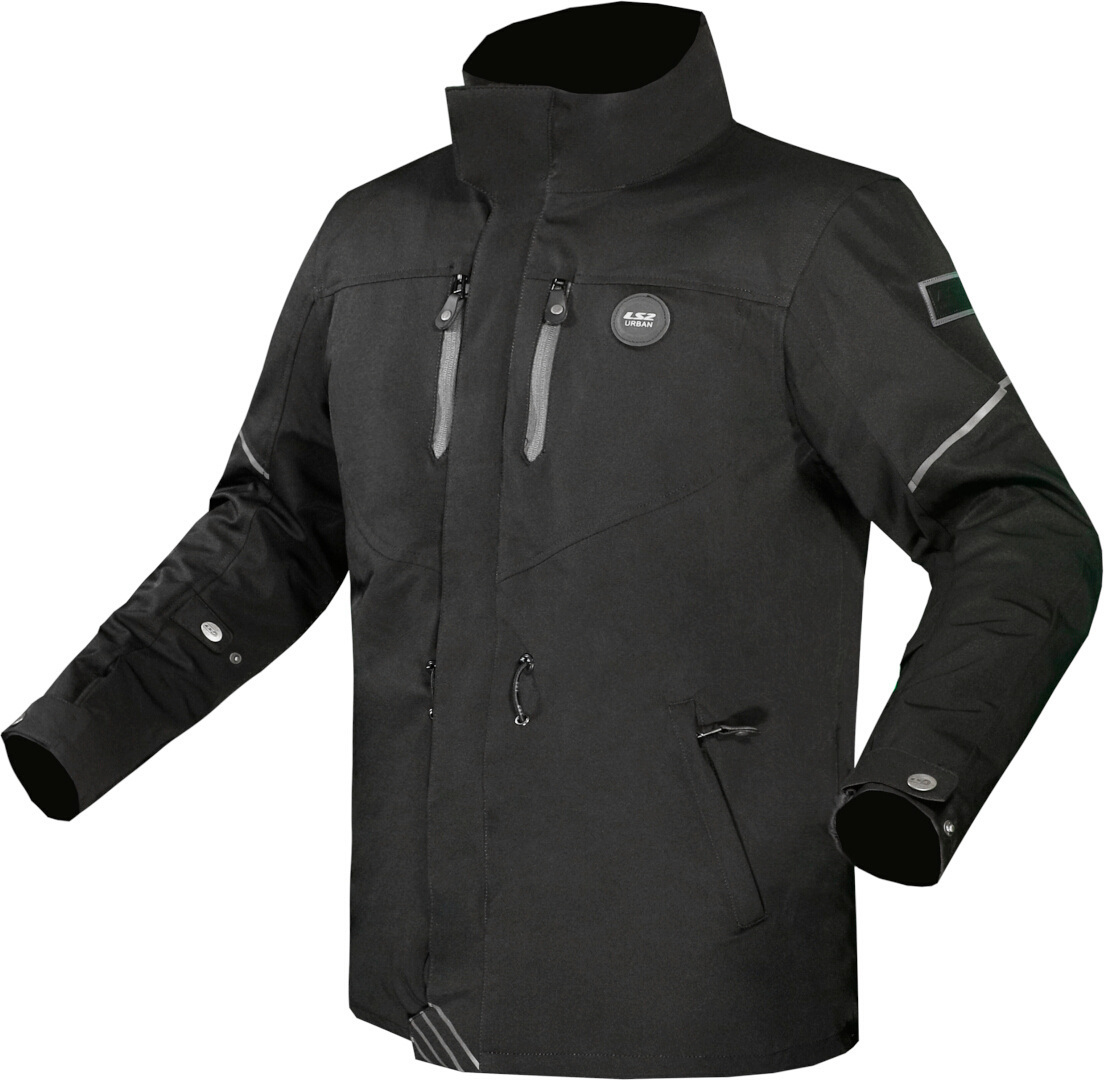 LS2 Rambla Evo wasserdichte Motorrad Textiljacke schwarz XL Abbildung 1