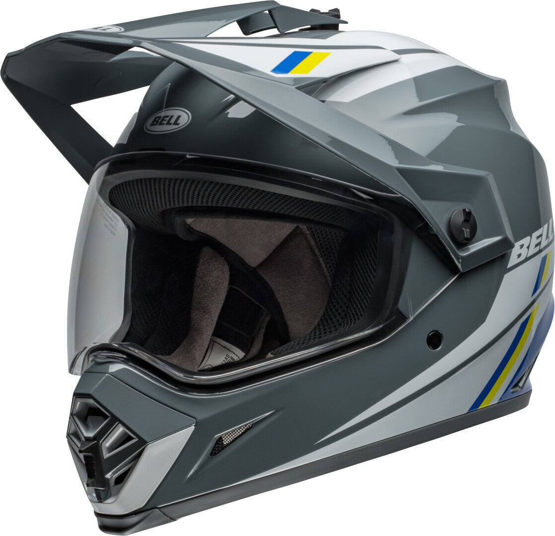 Bell MX-9 Adventure MIPS Alpine Motorcross Helm grijs/wit M (57/58) Figuur 1