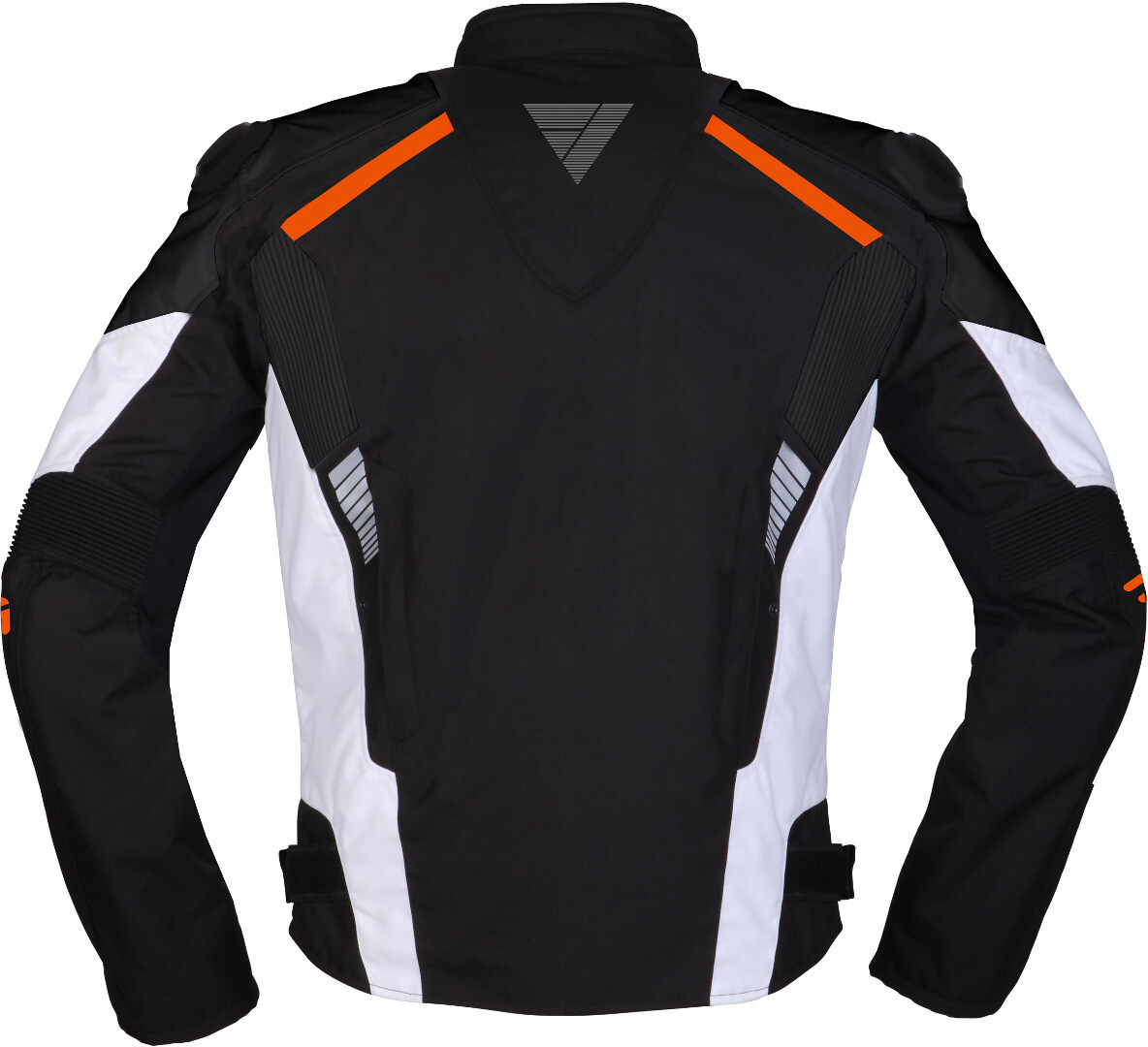 Modeka Lineos Motorrad Textiljacke schwarz/weiß/orange M Abbildung 2