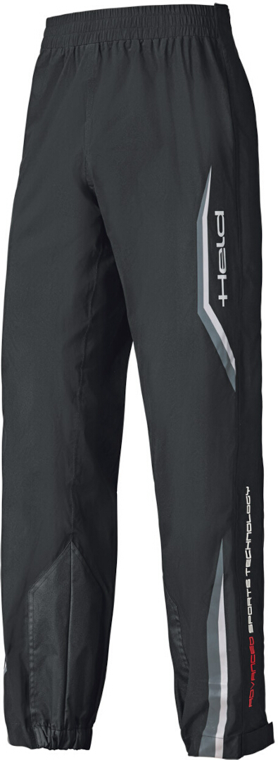 Held Rainblock Zip Base Regnbukser svart/grå M Figur 3