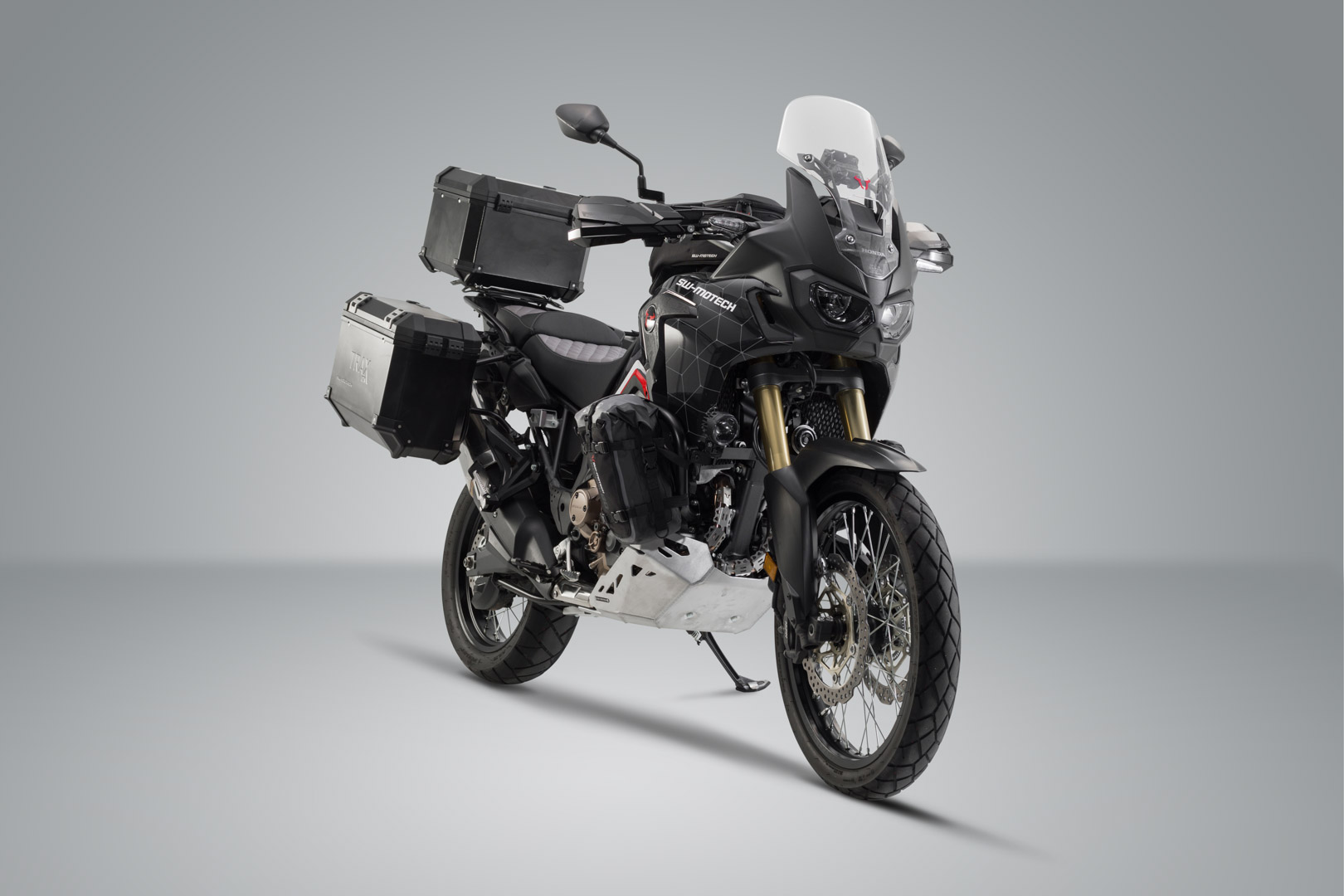 Setul de protecție SW-Motech - Argintiu. Honda CRF1000L (15-). Figura 1