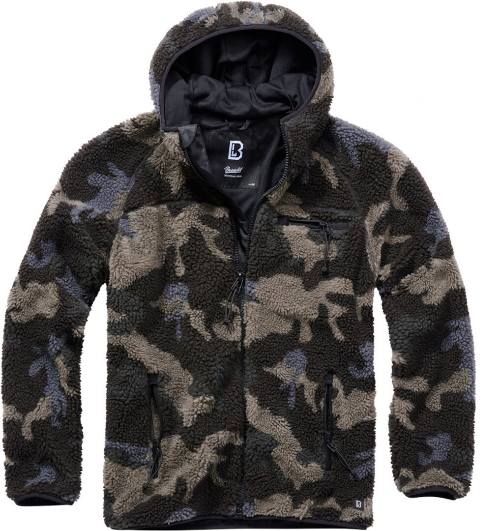 Brandit Teddyfleece Worker Jacket Dark Camouflage M Figure 1