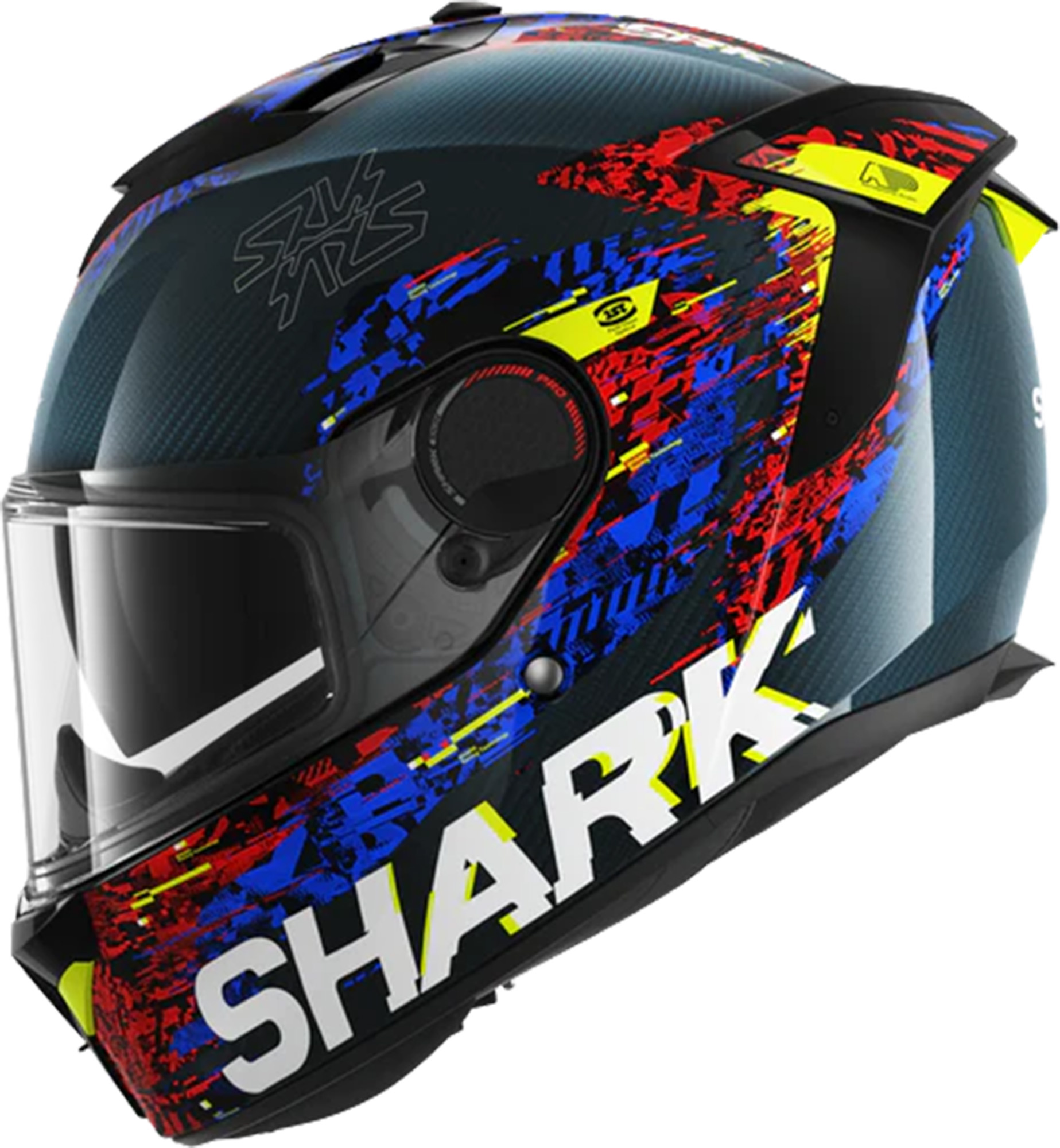 Shark Spartan GT Pro Carbon Speed-VIB Helm carbon/blau/rot M (57/58) Abbildung 4