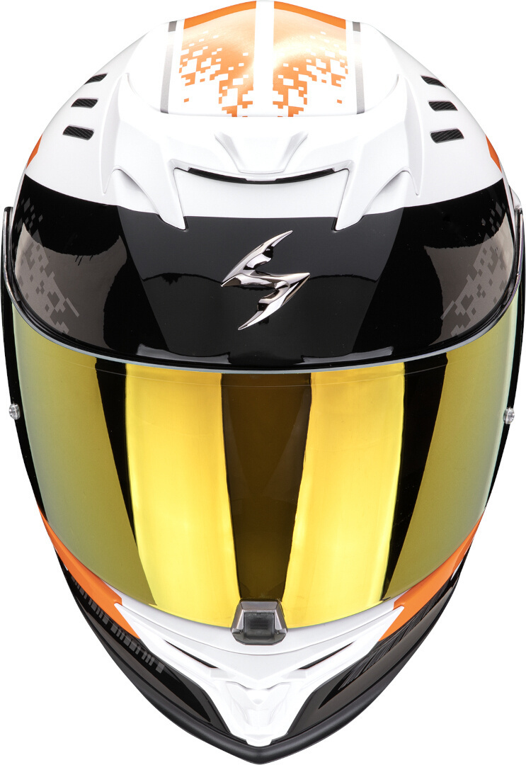 Scorpion Exo-520 Evo Air Titan Cască Alb/portocaliu M (57/58) Figura 3