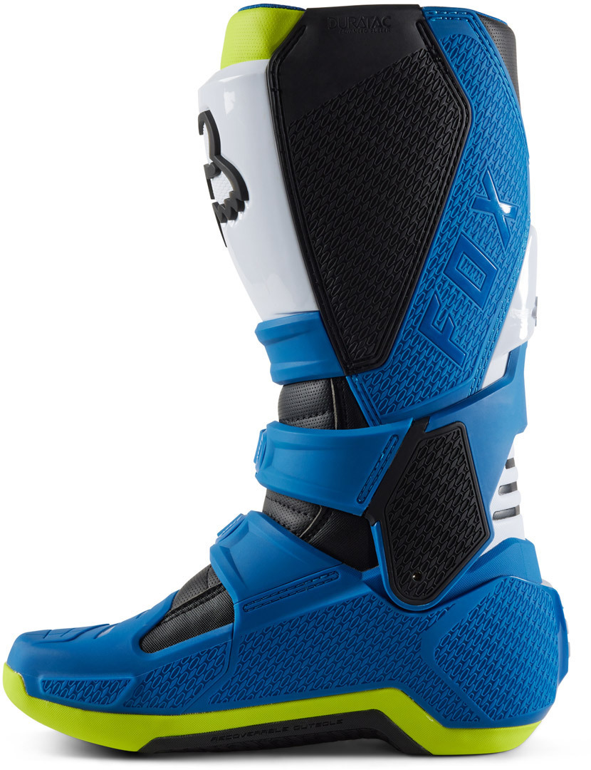 FOX Motion Stivali Motocross blu/giallo 7 Figura 8