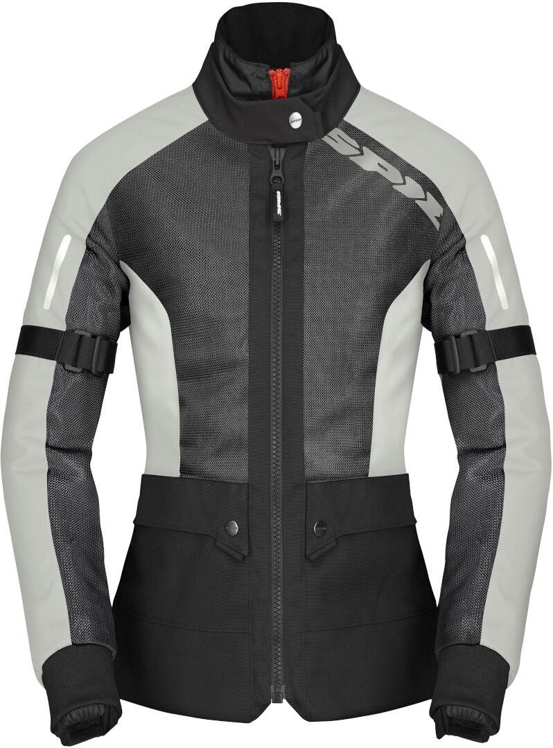 Spidi Net H2Out wasserdichte Damen Motorrad Textiljacke schwarz/eis XL Abbildung 1