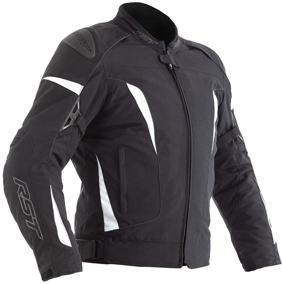 RST GT Damer Motorcykel Tekstil Jakke Sort/hvid M Figur 1