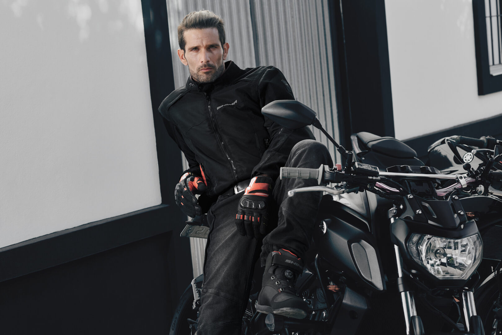 SHIMA Ghost Motorfiets Jeans Zwart Long 36 Figuur 4