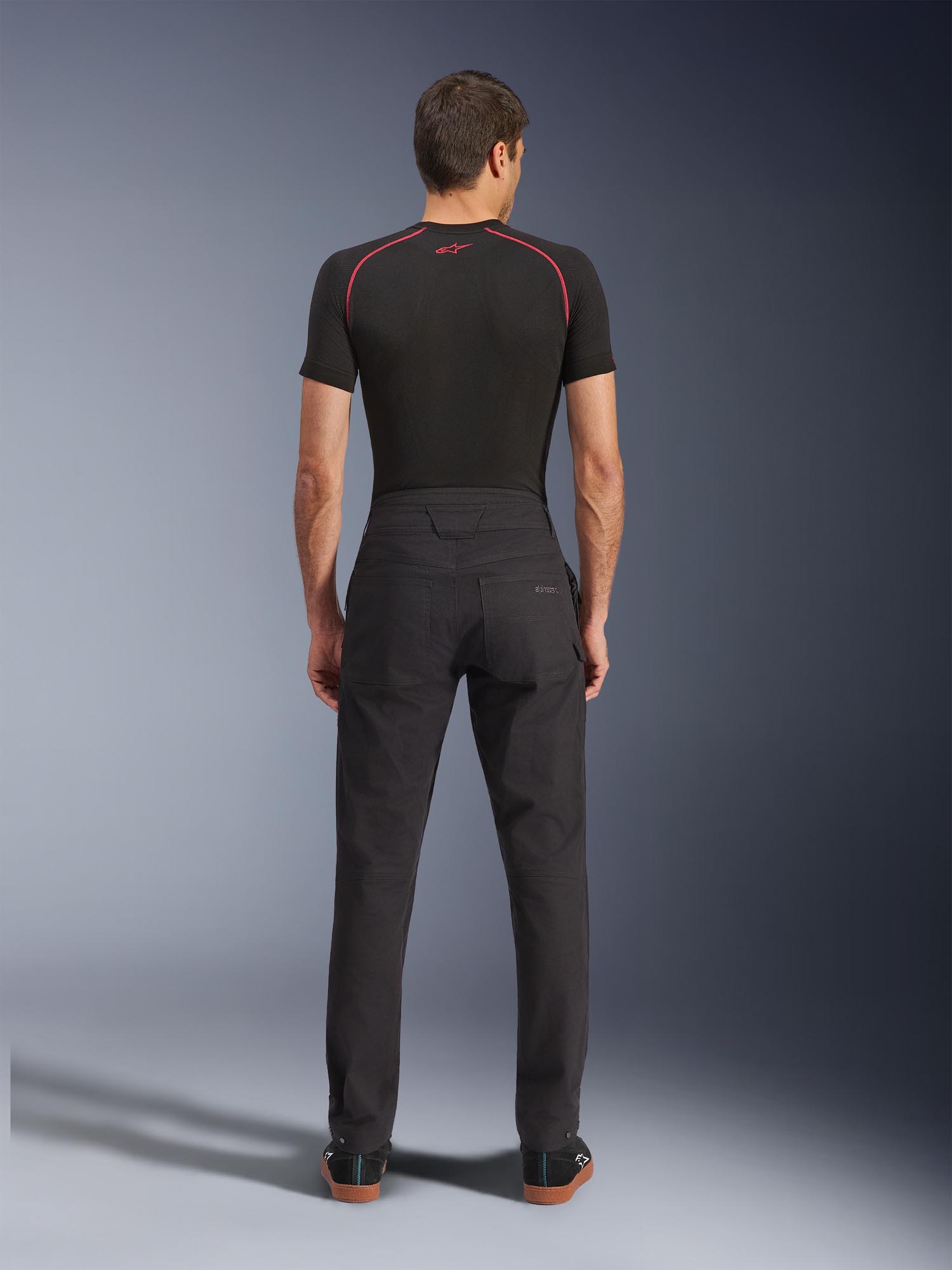 Side view of Alpinestars Flex-Ast Canvas Motorcycle Textile Pants