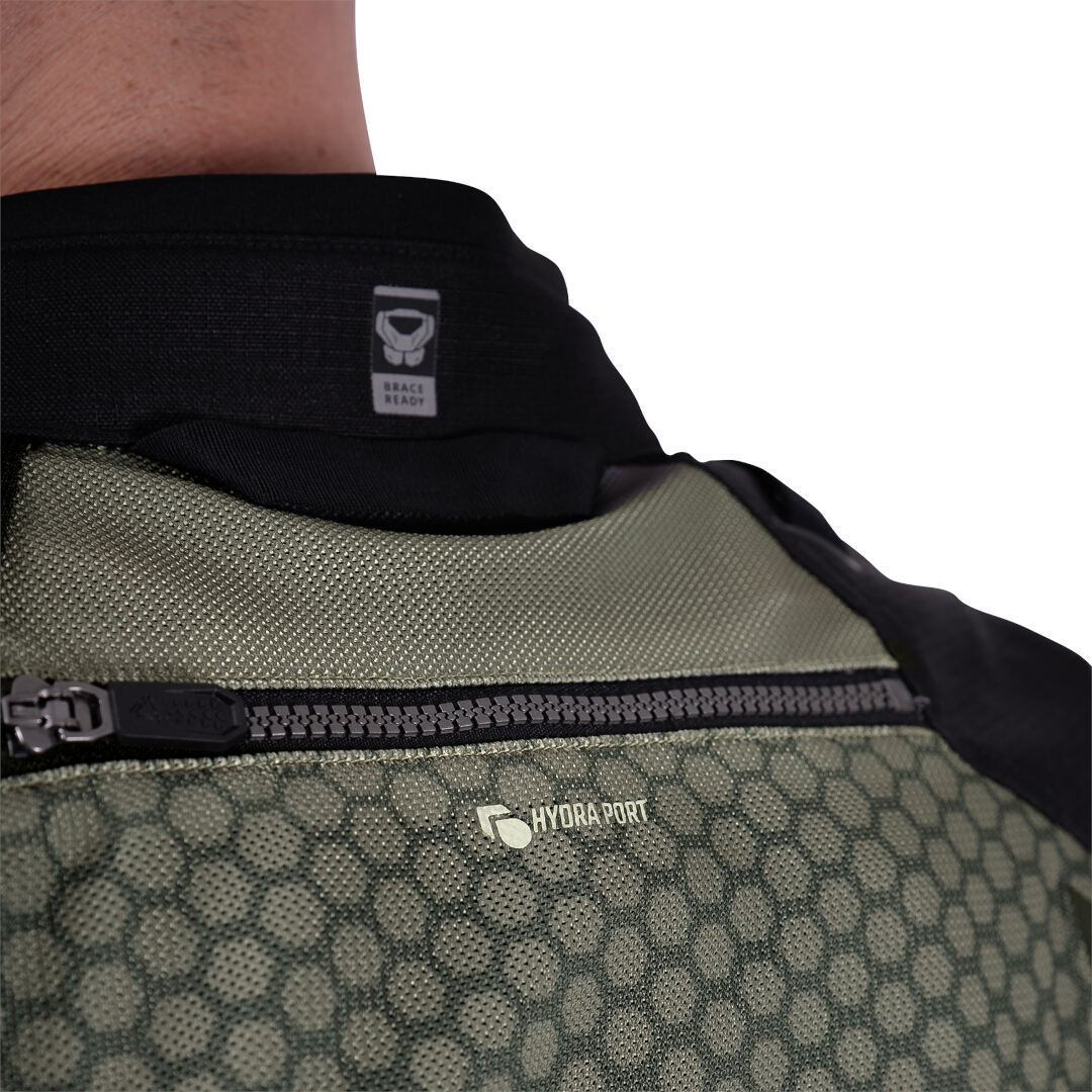 Side view of Leatt ADV Flowtour 5.5 waterproof Motorcycle Textile Jacket