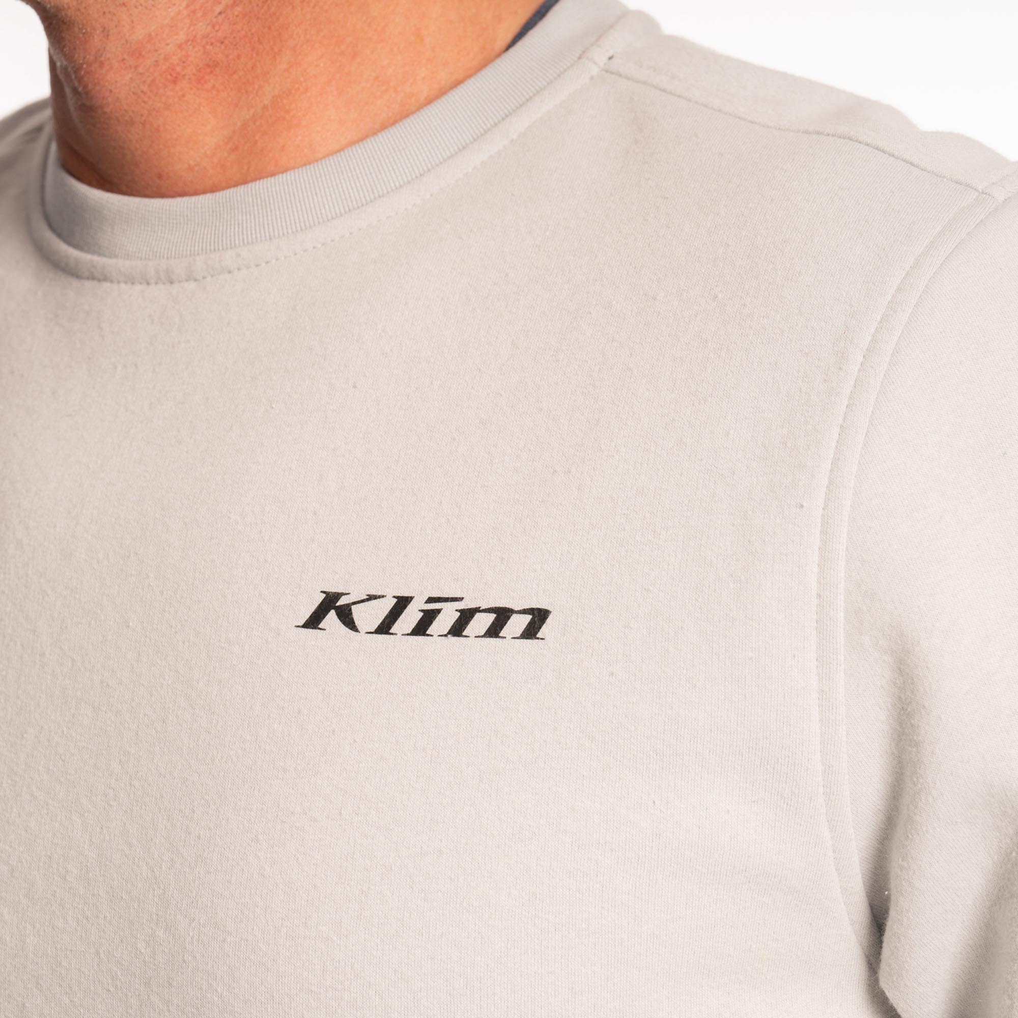 Klim Range Crew Tröja ljusgrå L Figur 5