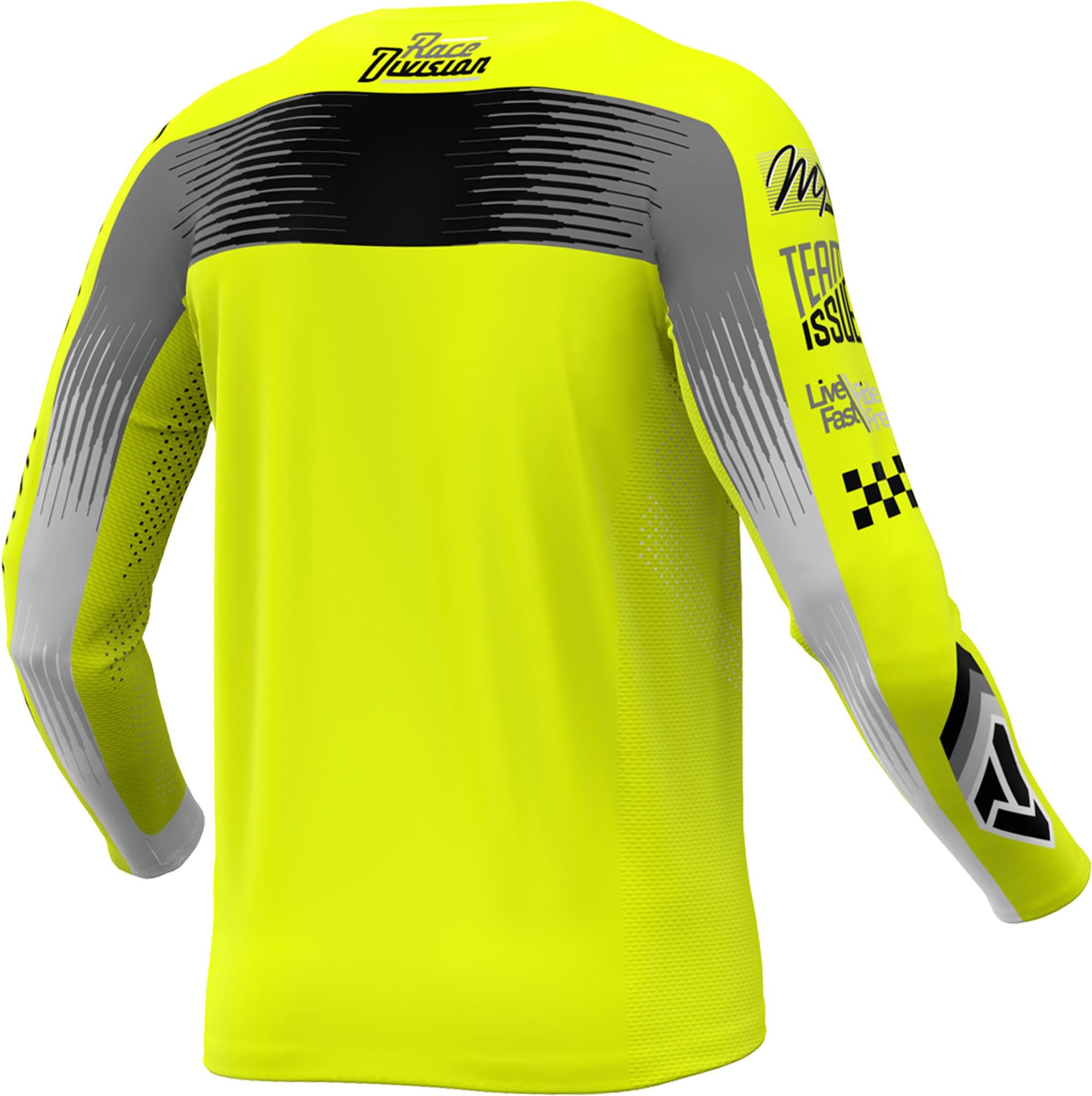 FXR Podium Gladiator Maillot de motocross Noir/Blanc/Jaune/Gris XL Figure 2