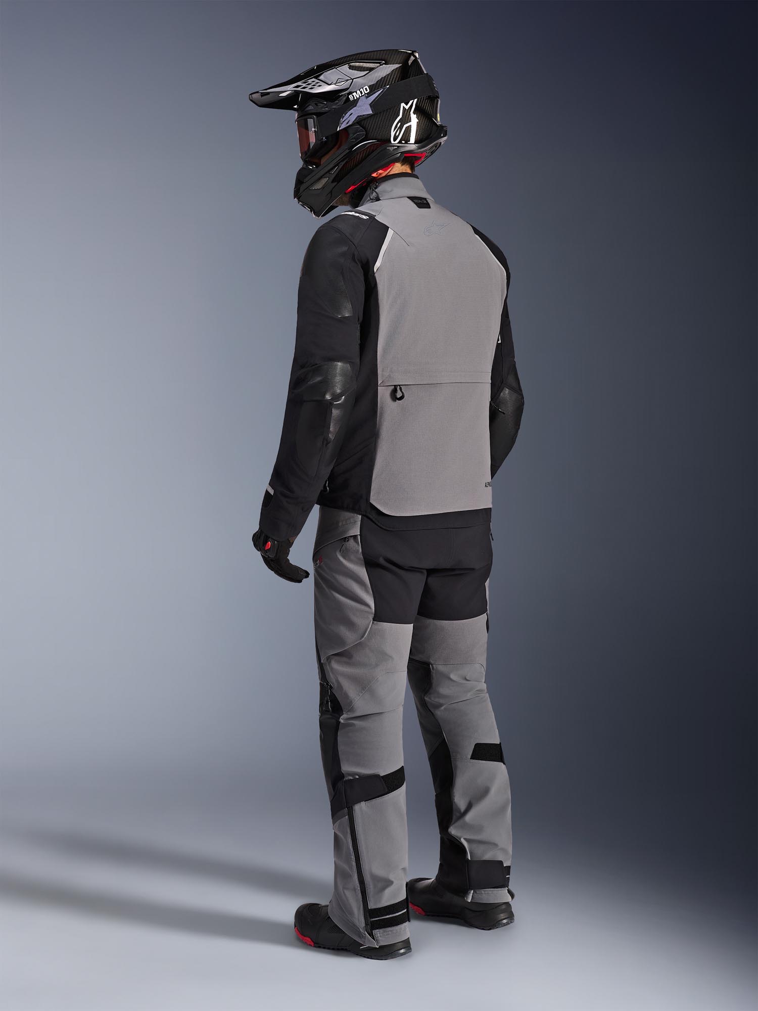 Alpinestars Andes Pro Drystar XF waterproof Motorcycle Textile Jacket grey/black 3XL Figure 8