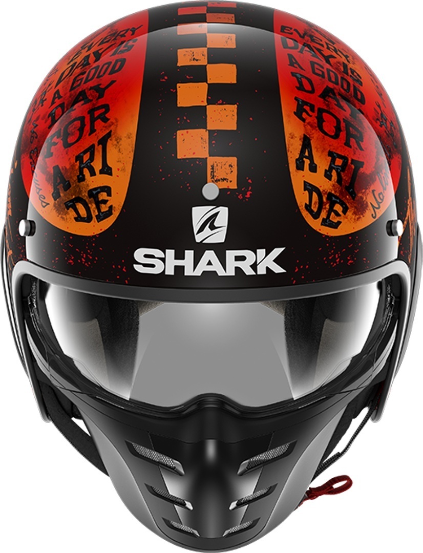 Shark S-Drak 2 Tripp In Cască cu reacție Negru/Roșu XS (53/54) Figura 2