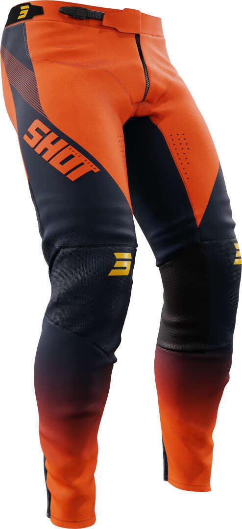 Shot Aerolite Honor Motocross bukser orange/sort 36 Figur 2