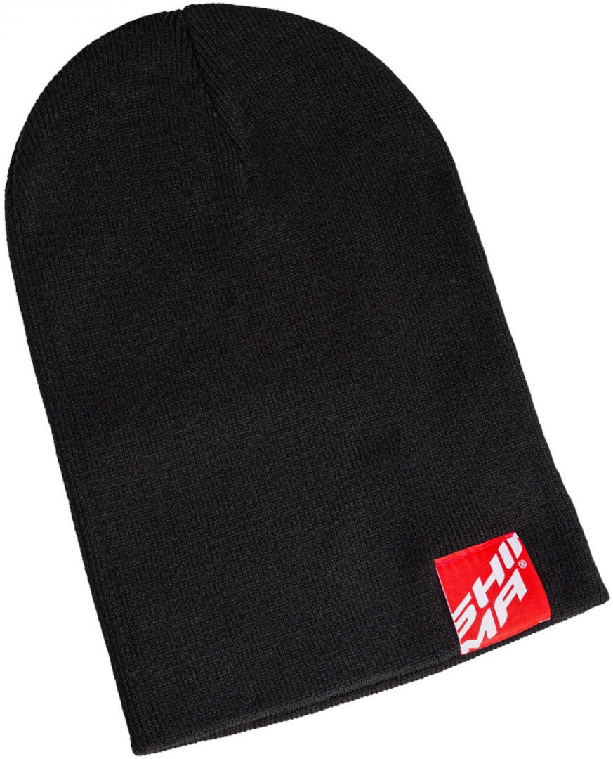SHIMA Label Beanie Negru/Roșu Figura 2