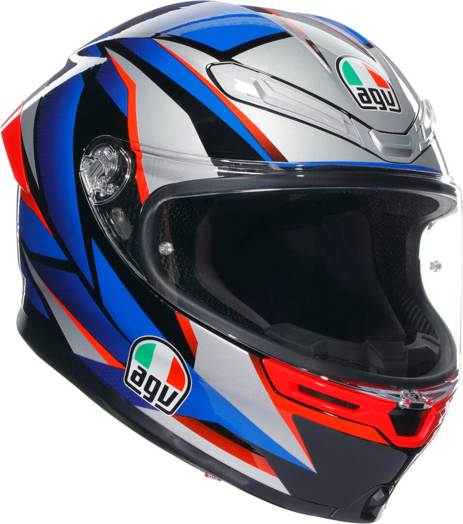 AGV K6 S Karve 2.0 Hjelm sort/rød/blå XL (61/62) Figur 1