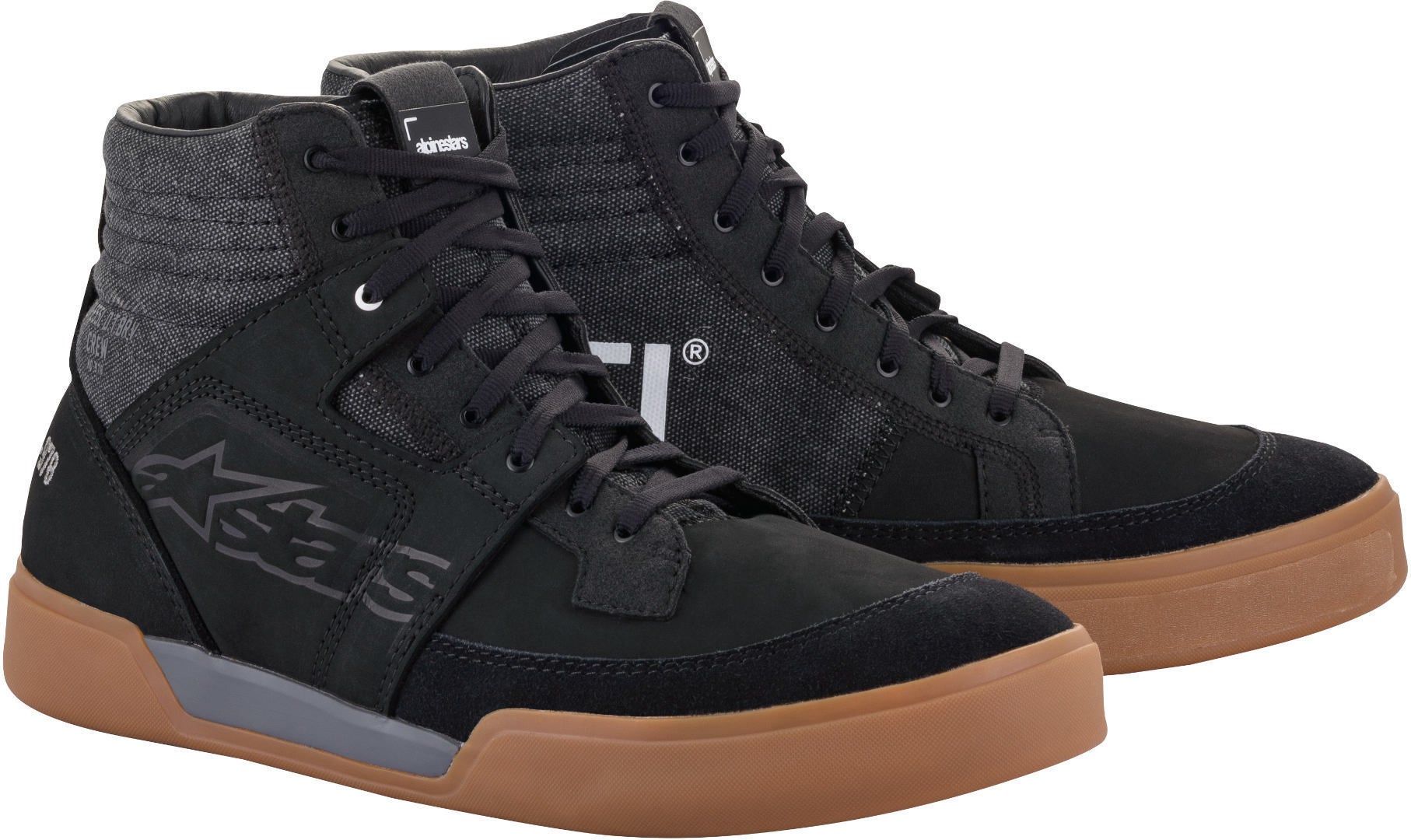 Alpinestars AS-DSL Akio Motorcykel sko Sort 8,5 (41) Figur 1