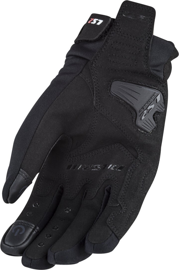 LS2 Jet II wasserdichte Damen Motorrad Handschuhe schwarz M Abbildung 2