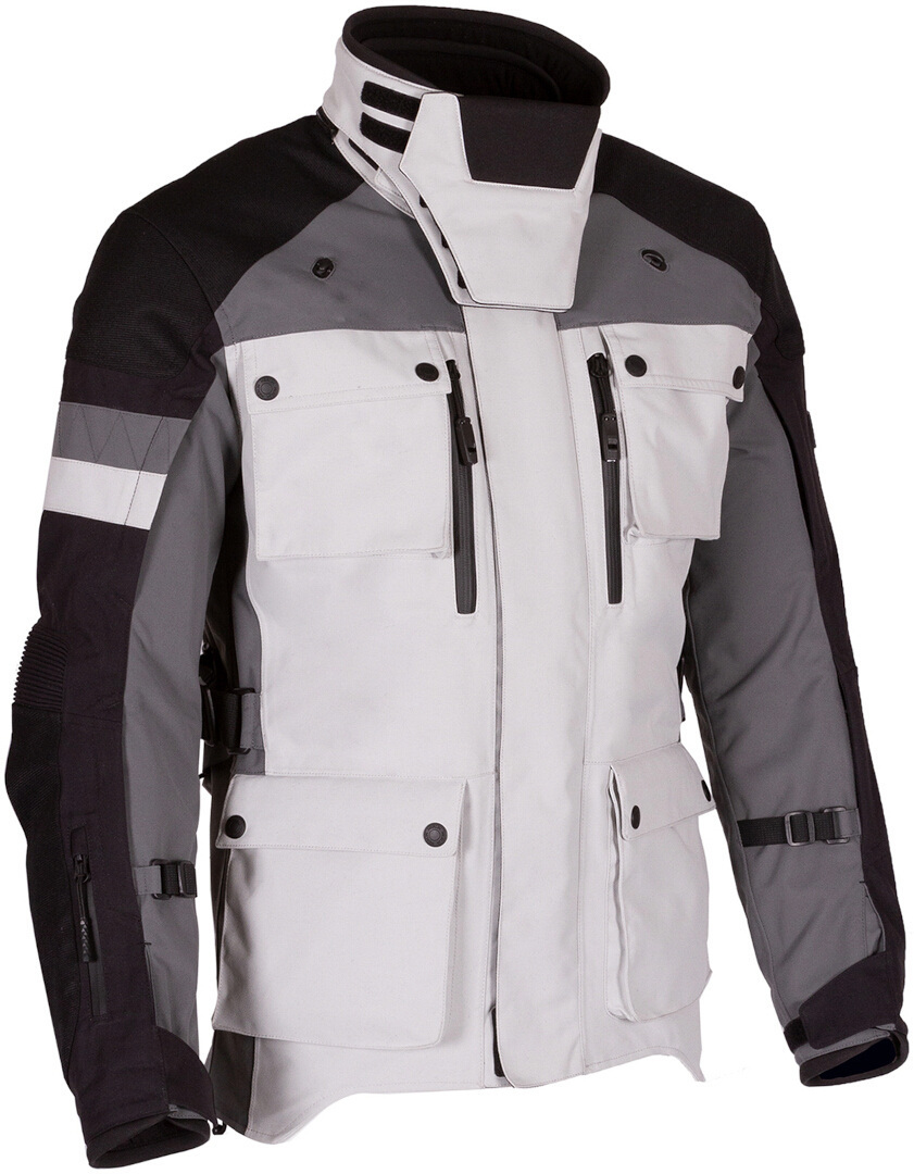 Merlin Solitude D3O Jaqueta têxtil da motocicleta preto/branco/cinza L Figura 6
