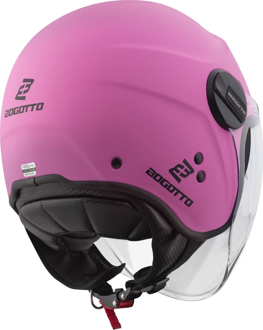 Bogotto H595-1 SPN Cască cu reacție roz mat S Figura 2