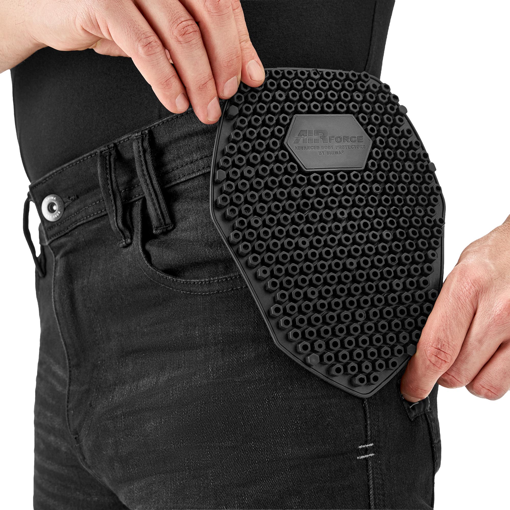 Side view of SHIMA Zenith Motorrad Jeans