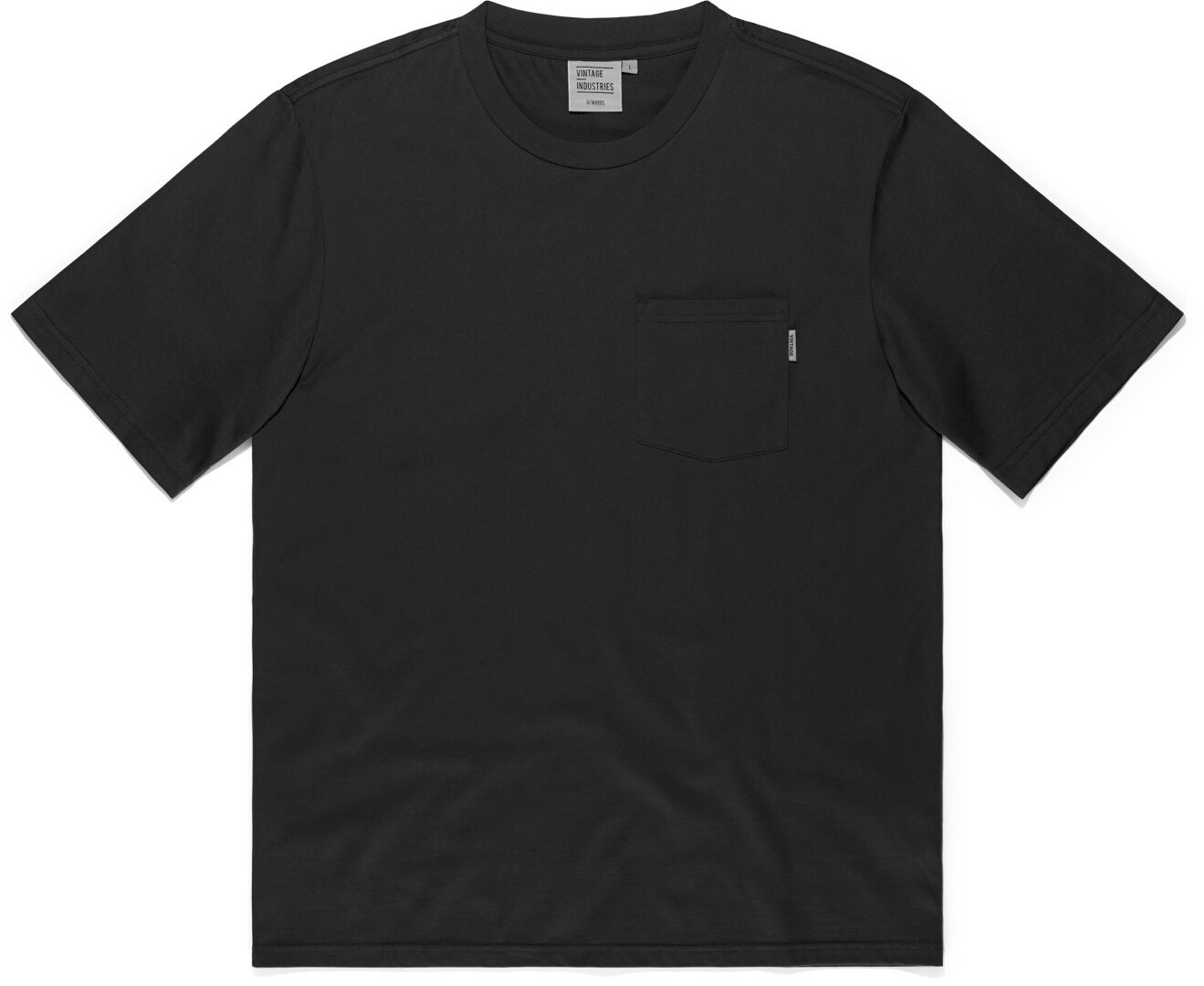Vintage Industries Gray Pocket Triko černá XL Obrázek 1