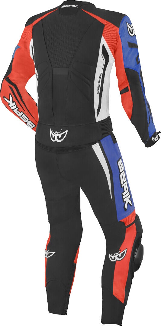 Berik Monza Two Piece Motorcycle Leather Suit black/white/red/blue 54 Figure 2