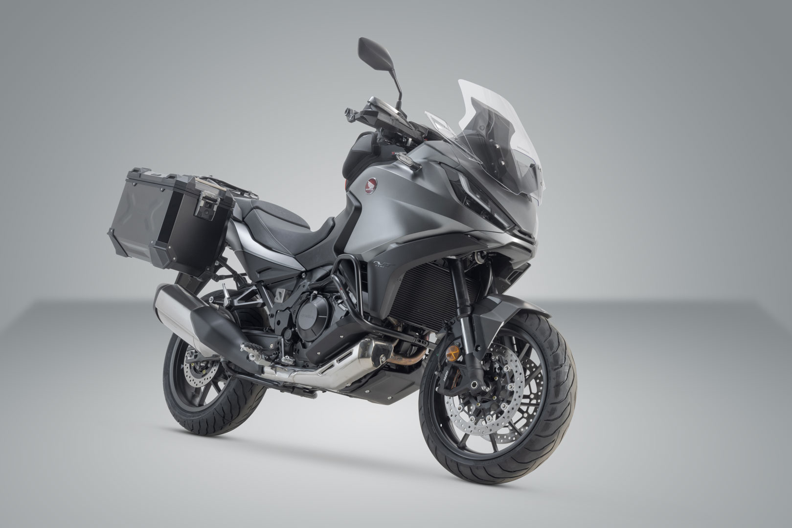Sistem de carcasă din aluminiu SW-Motech TRAX ADV - Negru. 45/45L. Honda NT1100 (21-). Figura 2
