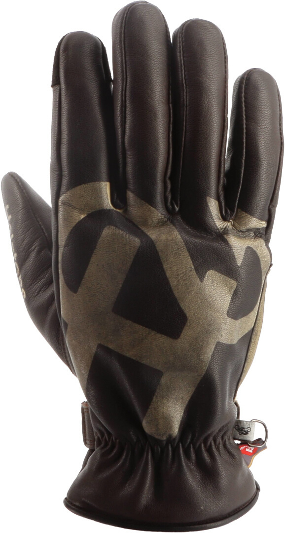 Helstons Blues waterproof Motorcycle Gloves brown 10 Figure 1