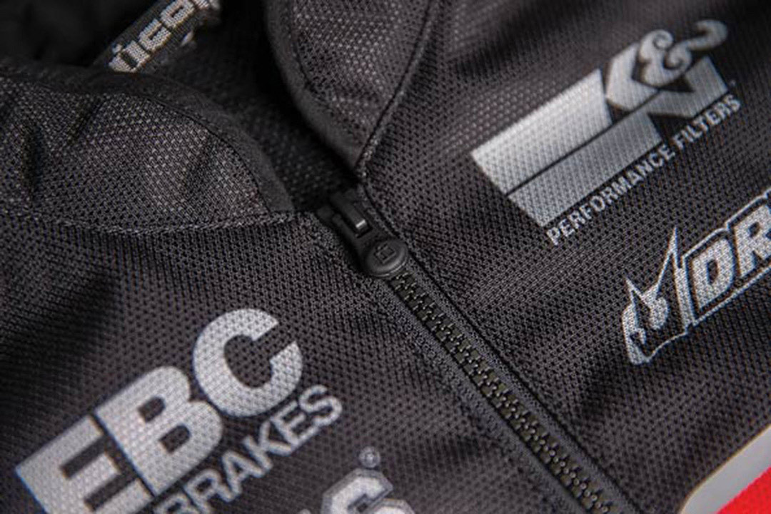 Icon Hooligan Ultrabolt Motorcycle Textile Jacket black/grey/red XL Figure 25
