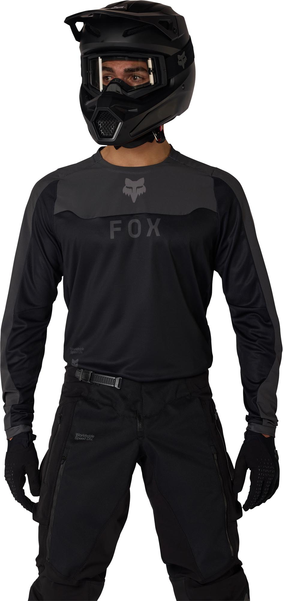 FOX Ranger Off-Road Motocross-trøye Svart 2XL Figur 3